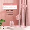 Portable Electric Fan Folding Telescopic Floor Standing USB Rechargeable Mini Brushless Fan for Home Office Air Conditioner - Image 7