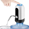1pcWhite/Black Water Bottle Pump USB Charging Auto Switch Drinking Dispenser Charging One Click Auto Switch Drink Pump Dispenser - Image 10