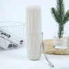 Travel Toothbrush Box Vertical Stripe Portable Mouthwash Cup Brushing Cup Washing Cup Toothware Box Toothpaste Storage Cartridge - Image 8