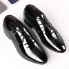 Luxury Business Oxford Leather Shoes Men Breathable Patent Leather Formal Shoes Plus Size Man Office Wedding Flats Male Black - Image 2