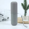 Travel Toothbrush Box Vertical Stripe Portable Mouthwash Cup Brushing Cup Washing Cup Toothware Box Toothpaste Storage Cartridge - Image 9