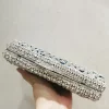 Women Sky Blue Crystal Clutch Purse Stones Evening Bags Metal Hollow Box Minaudiere Handbag Bridal Bags Wedding Party Clutches - Image 5