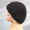 13X4 Afro Kinky Curly Wave Lace Front Wig 200 Density Brazilian Remy Human Hair Lace Natural Hairline Short Bob Human Hair Wig - Image 4
