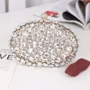 Golden Birthday party Luxury Crystal Silver Diamond Evening Bags Women Party Purse Wedding Pink Bridal Boutique Clutch Bags - Image 7