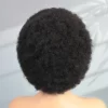 13X4 Afro Kinky Curly Wave Lace Front Wig 200 Density Brazilian Remy Human Hair Lace Natural Hairline Short Bob Human Hair Wig - Image 5