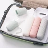 Travel Toothbrush Box Vertical Stripe Portable Mouthwash Cup Brushing Cup Washing Cup Toothware Box Toothpaste Storage Cartridge - Image 4