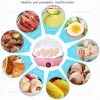 Smart Egg Cooker, White Egg Cooker Electric Eggs Boiler Multifunctional Mini Eggs Cooker Steamer Poacher for Kitchen Use - Image 3