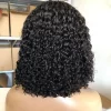 12A Kinky Curly Human Hair Wigs 13X4 Lace Frontal Wigs For Women Pre Plucked With Baby Hair Brazilian Virgin Jerry Curly Bob Wig - Image 4