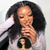 12A Kinky Curly Human Hair Wigs 13X4 Lace Frontal Wigs For Women Pre Plucked With Baby Hair Brazilian Virgin Jerry Curly Bob Wig - Image 5