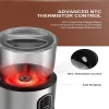 DEVISIB 4-in-1 Automatic Milk Frother Electric Instant Magic Froth 350ml Stainless Steel Pitcher Dishwasher Safe Hot and Cold - Image 4