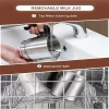 DEVISIB 4-in-1 Automatic Milk Frother Electric Instant Magic Froth 350ml Stainless Steel Pitcher Dishwasher Safe Hot and Cold - Image 2