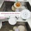 Mini Turbo Dishwasher Portable Ultrasonic Dish Washer USB Chargeable Vegetable Washing Machine Household Sink Dishwasher Device - Image 4