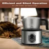DEVISIB 4-in-1 Automatic Milk Frother Electric Instant Magic Froth 350ml Stainless Steel Pitcher Dishwasher Safe Hot and Cold - Image 6