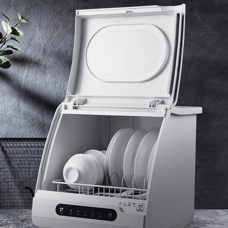 Intelligent Automatic dishwasher Home Desktop Free Installation Dish Washing Machine Mini O3+UV Double sterilization Dish Washer