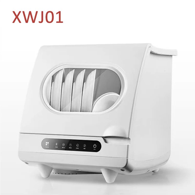 Intelligent Automatic dishwasher Home Desktop Free Installation Dish Washing Machine Mini O3+UV Double sterilization Dish Washer - Image 3
